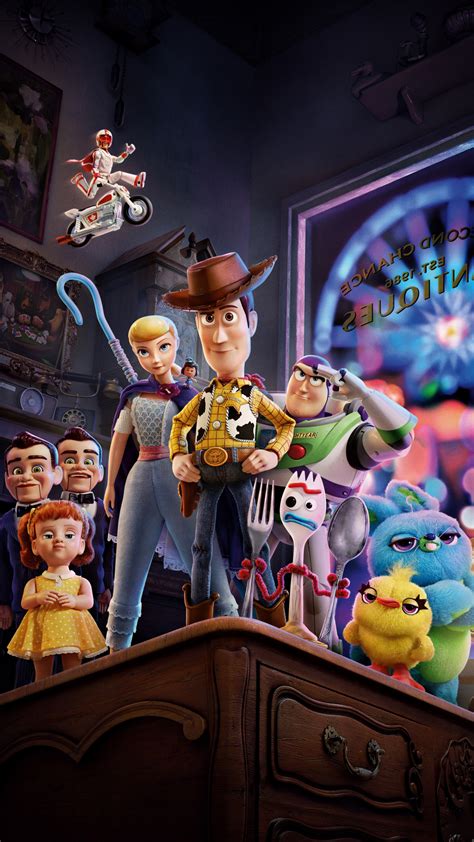 Download 1080x1920 Wallpaper 2019 Toy Story 4 Animation Movie