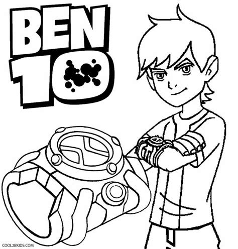 Ben coloring new upgrade in rapunzel printable. Printable Ben Ten Coloring Pages For Kids | Cool2bKids