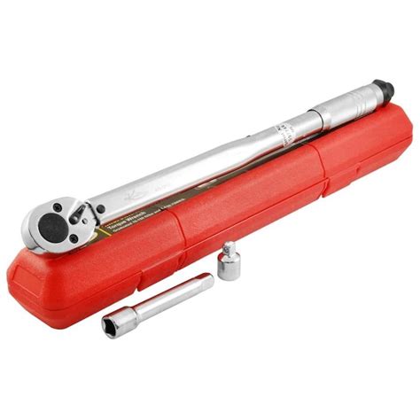 K Tool International 12 In Drive Click Torque Wrench 10 Ft Lb To 150
