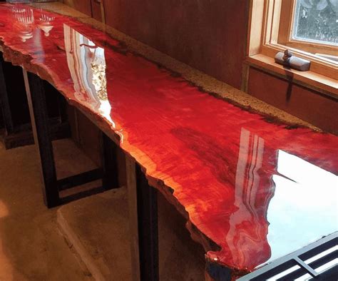 Crystal Clear Bar Table Top Epoxy Resin Coating For Wood Tabletop Pro