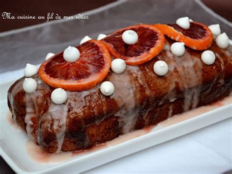 Cake à Lorange Sanguine Recette Par Ma Cuisine Au Fil De Mes Idées