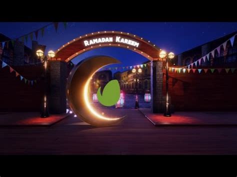 Browse through thousands of stock videos, fonts and web templates. Ramadan Kareem Logo | Free After Effect Template From ...