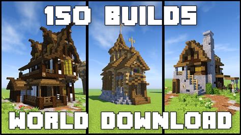 Minecraft Building With Sausage World Download Over 150 Builds