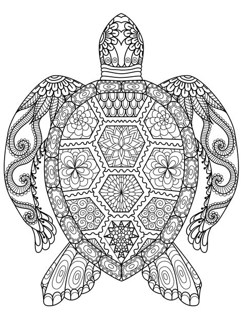 Get alphabet coloring pages of animals with letters too! Geometric Animal Coloring Pages at GetColorings.com | Free ...