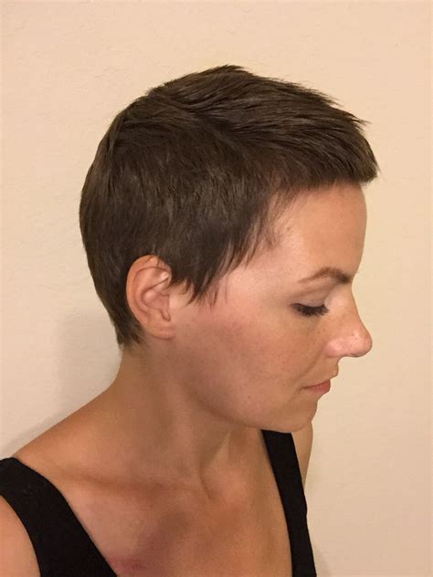 I planned out some stages with my hairstylist. Pin by Michelle Yancey on short haircuts after chemo ...
