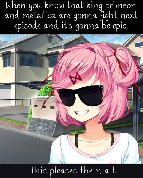 Fun A New Meme Template With Natsuki Being Pleased Anime Memes