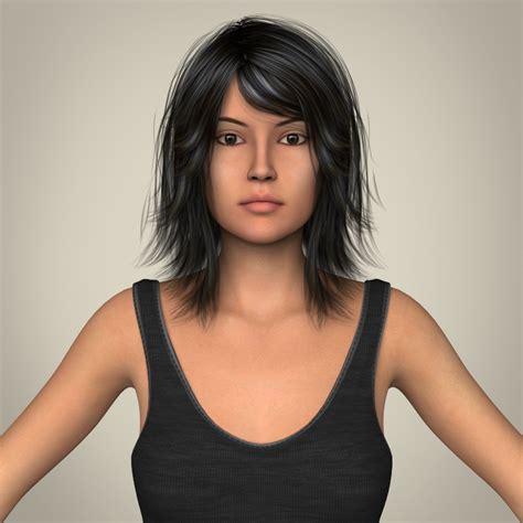 Realistic Beautiful Young Teen Female By Cgtools 3docean