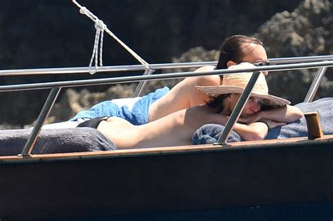 Sophie Marceau Nude Tits On The Yacht In Capri Scandal