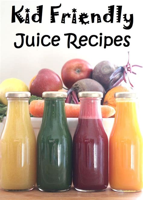 This healthy juice recipe is easy to make and has a great carrot base that blends well with apples, lemon, and ginger. Four Kid Friendly Juice Recipes | Recipe | My children ...