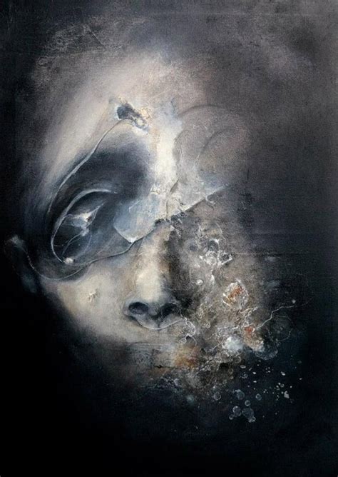 Dark Abstract Portraits By Eric Lacombe Bleaq Macabre Art Surreal Portrait Abstract Portrait