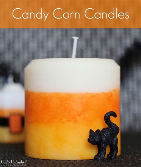 Fall Candles Diy Candy Corn Candles Crafts Unleashed Candy Corn