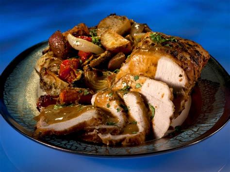 Guy ramsay fieri is an american restaurateur, author, and an emmy award winning television presenter. JKL Pesto Pork and Veggie Roast Recipe | Guy Fieri | Food ...