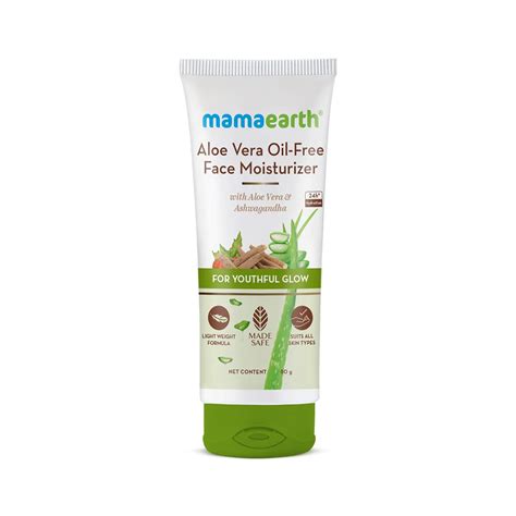 Mamaearth Aloe Vera Oil Free Face Moisturizer For Oily Skin With Aloe
