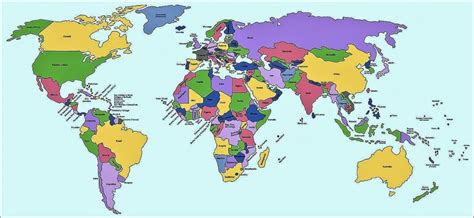 Mapamundis Políticos Para Imprimir Mapas Del Mundo De Todo Tipo Free