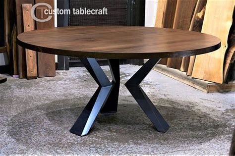 As much as we enjoy building 100% solid hardwood tables, we also love to showcase the amazing work of our metal fabrication the length of this table can be completely customizable. Set of 3 Modern Design Unique Legs for Round Table in 2019 | Modern table legs, Dining table ...