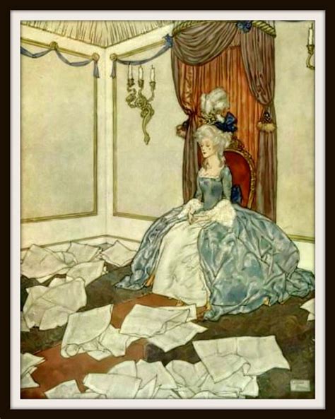 The Messy Princess Printed Vintage Art Reproduction By Edmund Dulac