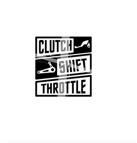 Clutch Shift Throttle Svg Dirt Bike Shirts Motorcycle Stickers Bike