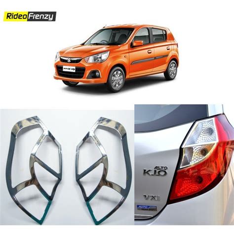 Buy Premium New Alto K10 Chrome Tail Light Covers At Low Prices Rideofrenzy