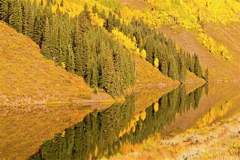 Autumn Reflection On Meridian Lake Photograph By Danita Delimont