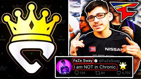 Chronic Is Here Faze Sway Leaves Chronic The Members Of Chronic 🌟