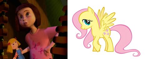 441024 Safe Fluttershy G4 Comparison Hannah Phillips Meta Toy