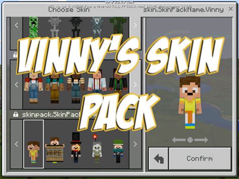 Vinnys Skin Pack For Minecraft Pocket Edition 12