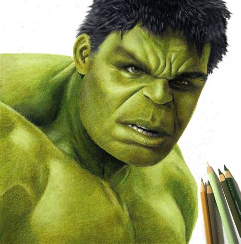 Colored Pencil Drawing Of The Hulk By Jasminasusak Avengers Drawings