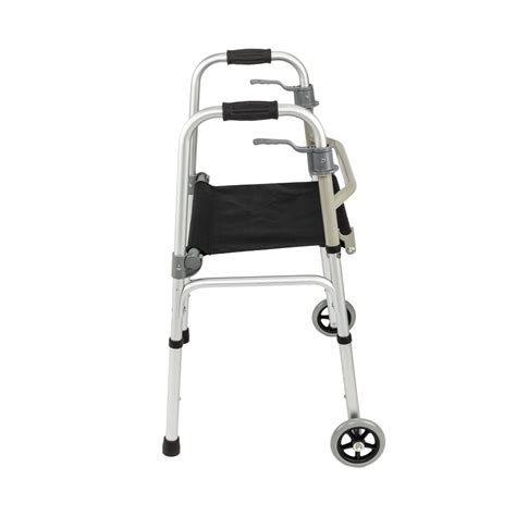 Front Wheeled Walker Folding Deluxe With Seat And 5