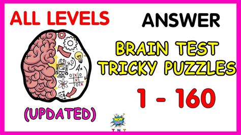 Brain Test All Levels Answer Walkthrough Updated Tricky Puzzles Game Youtube