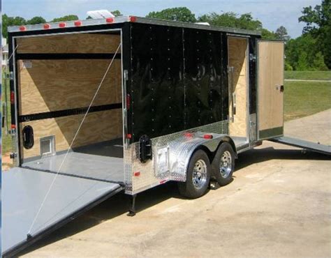 14 Feet 2014 7x14 Enclosed Trailer Motorcycle