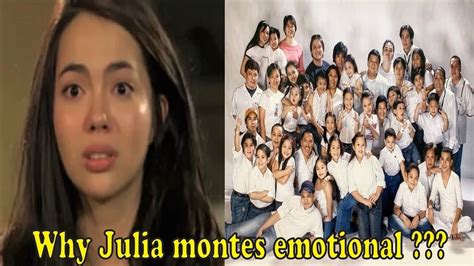 Omg Julia Montes Emotionally Shares Her Goin Bulilit Journey Youtube