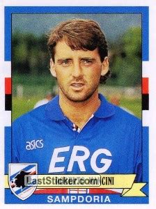 A legendary player at sampdoria and lazio in the 1980s and 1990s, and a successful club manager with inter milan and manchester city, roberto mancini has. Sticker 306: Roberto Mancini - Panini Calciatori 1992-1993 ...