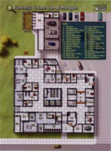 Being a pc game, they are all pretty simple, but o street samurai: Municipal Police Station (995×1361); shadowrun, floorplan ...