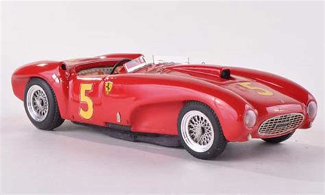 Coche Miniatura Ferrari 375 Mm 143 Art Model Mm Prova Rojo 1953