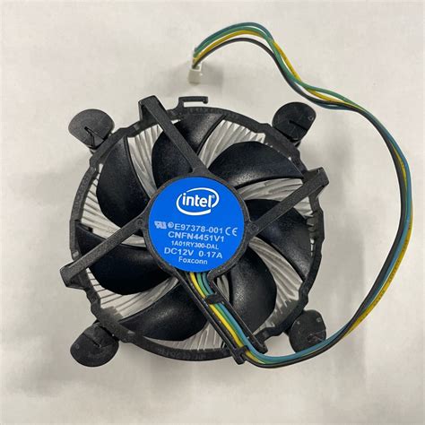 Genuine Intel E97378 001 Cpu Fan Heatsink Assembly Socket Lga1155 1156