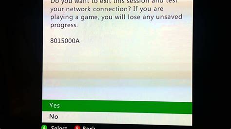 Xbox Live Error Code 8015000a Youtube