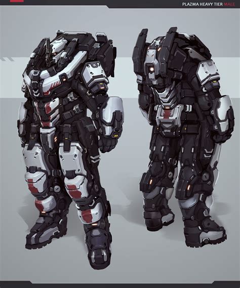 Exoskeleton Suit Sci Fi Armor Sci Fi Weapons Power Ar