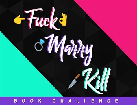 Booktag Fck Marry Kill Challenge Feat Juanma Sarmiento De The