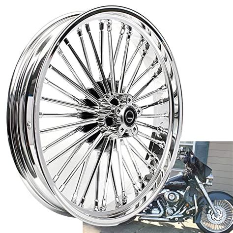 Tarazon 21inch Chrome Front Fat Spoke Wheel Rim For Harley Touring