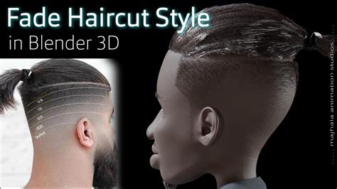 Fade Haircut Style In Blender 3d Youtube
