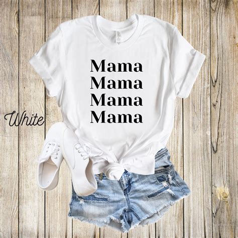 Mama Shirt Mom Shirt Mommy Shirt Mama T Shirt Cute Mom Etsy