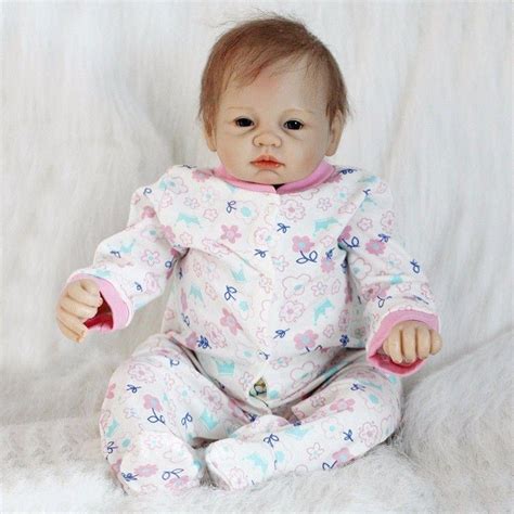 Realistic About 22 Handmade Lifelike Newborn Baby Doll Reborn Soft