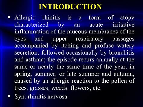 Allergic Rhinitisppt