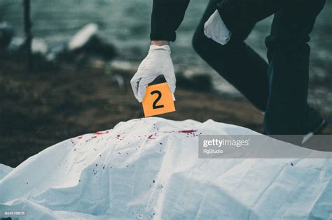 Evidence On A Crime Scene High Res Stock Photo Getty Images