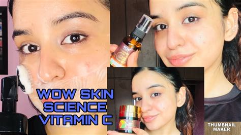 Month Of Wow Skin Science Vitamin C Range Facewash Toner Serum