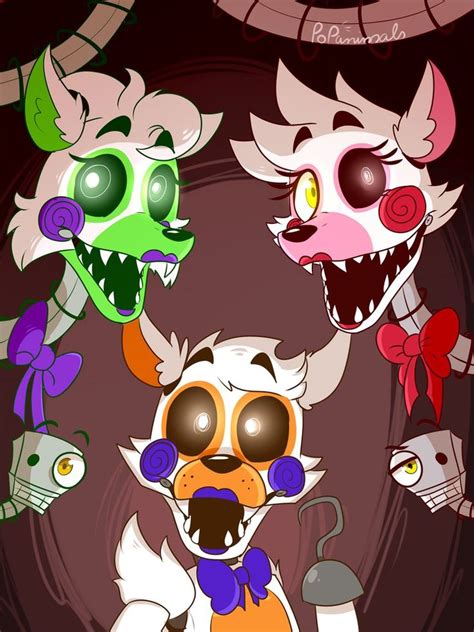 This Is Lolbit Tangle And Mangle Tangle And Lolbit Dont Have Much