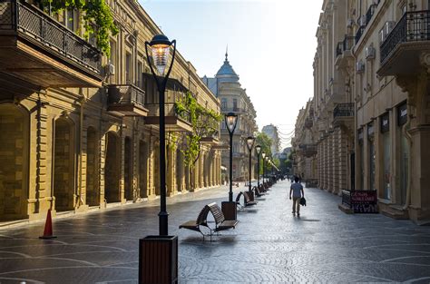 Baku Nizami Street In The Morning By Natiq Aghayev Photo 70514961