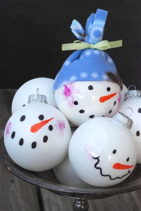 Easy Diy Snowman Ornaments Mom It Forwardmom It Forward