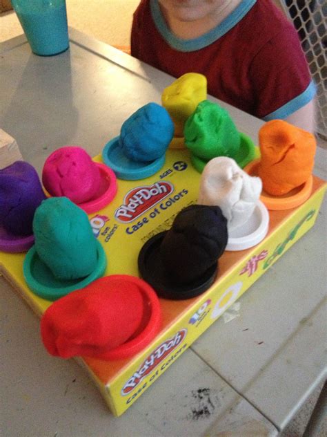 Busy Activity For Toddlers Color Matching With Play Doh Toddler