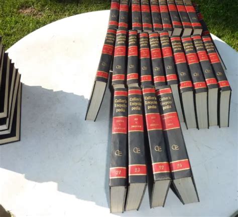 Vintage 1965 Colliers Encyclopedia Complete Set 24 Volumes With 10